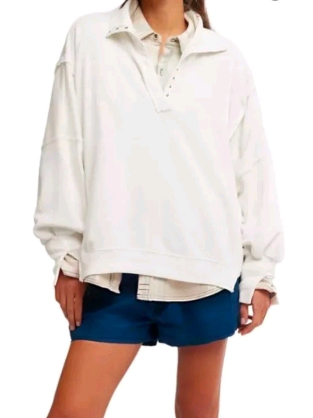 Free People We the Free Camden Henley Sweatshirt